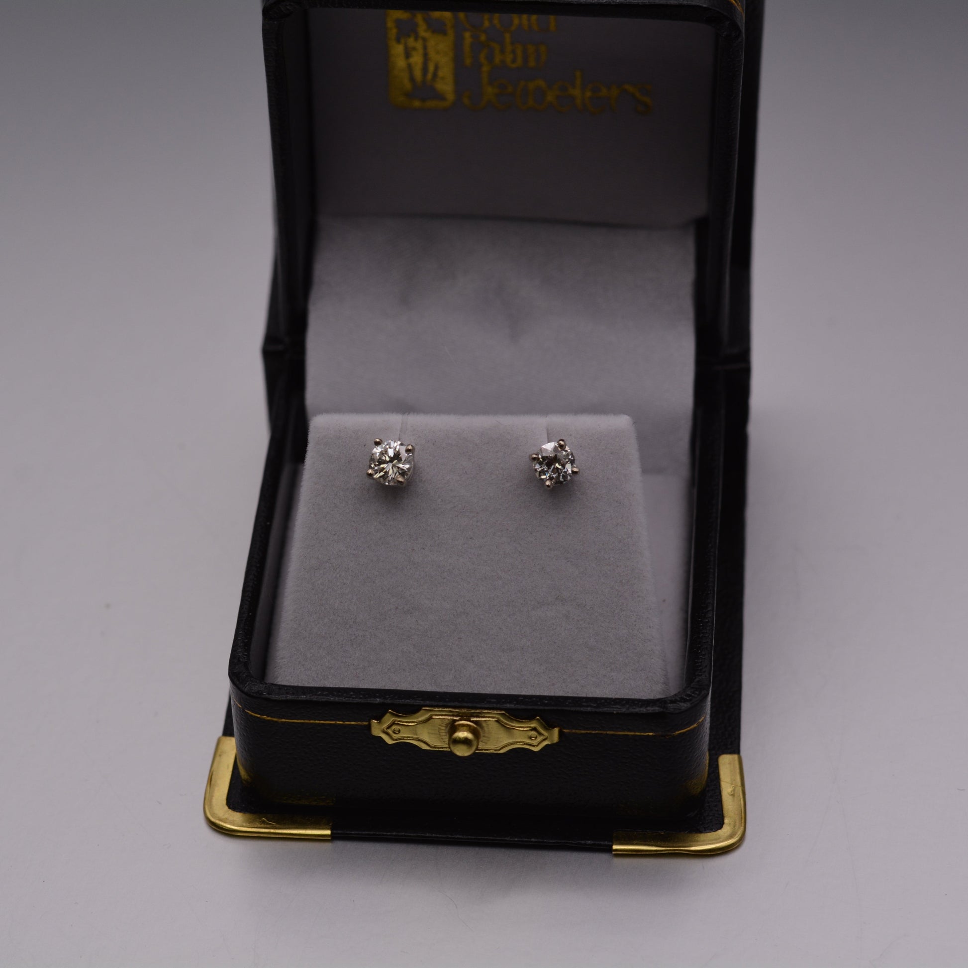 14KT .75CT Diamond Studs