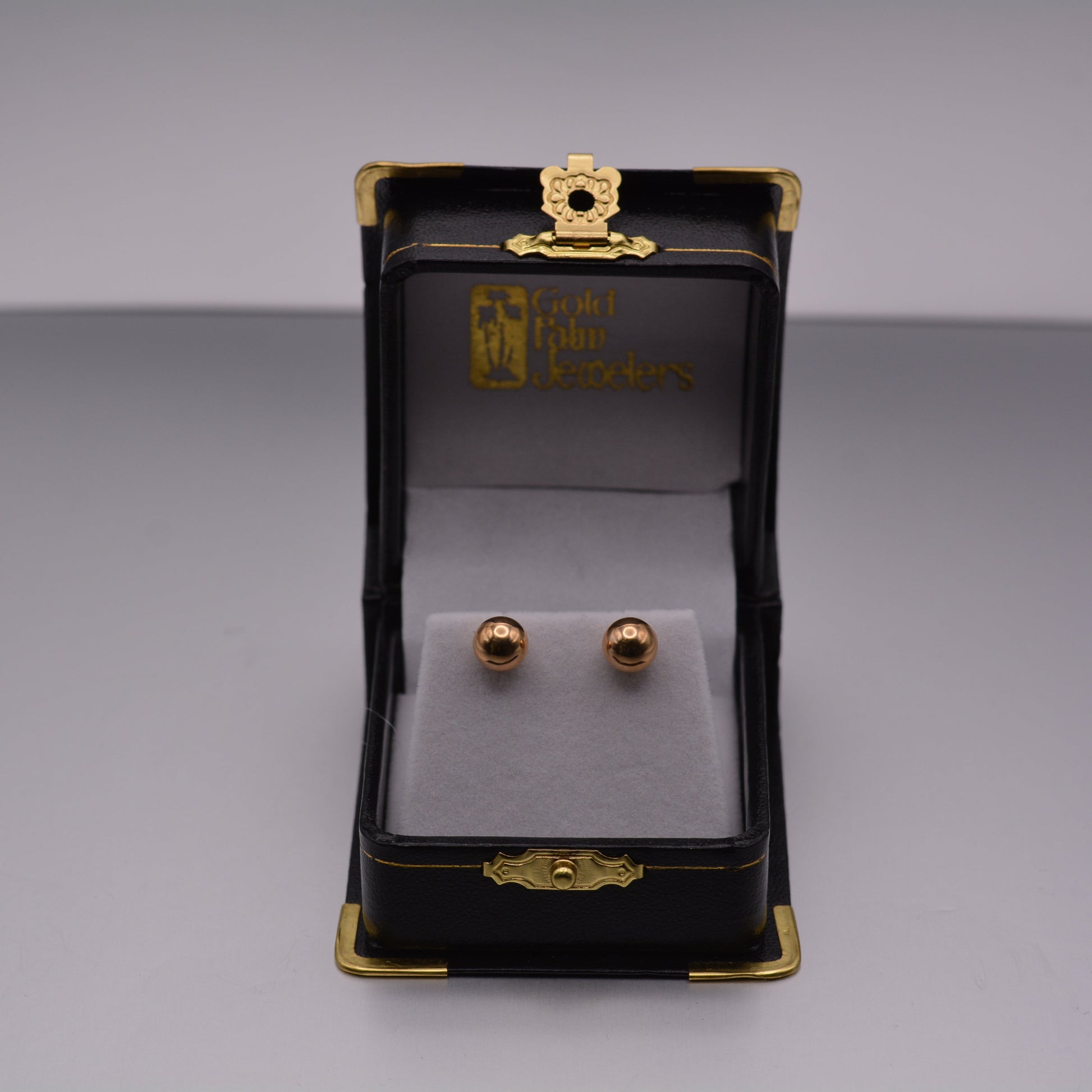 14KT Yellow Gold 7MM Ball Earrings