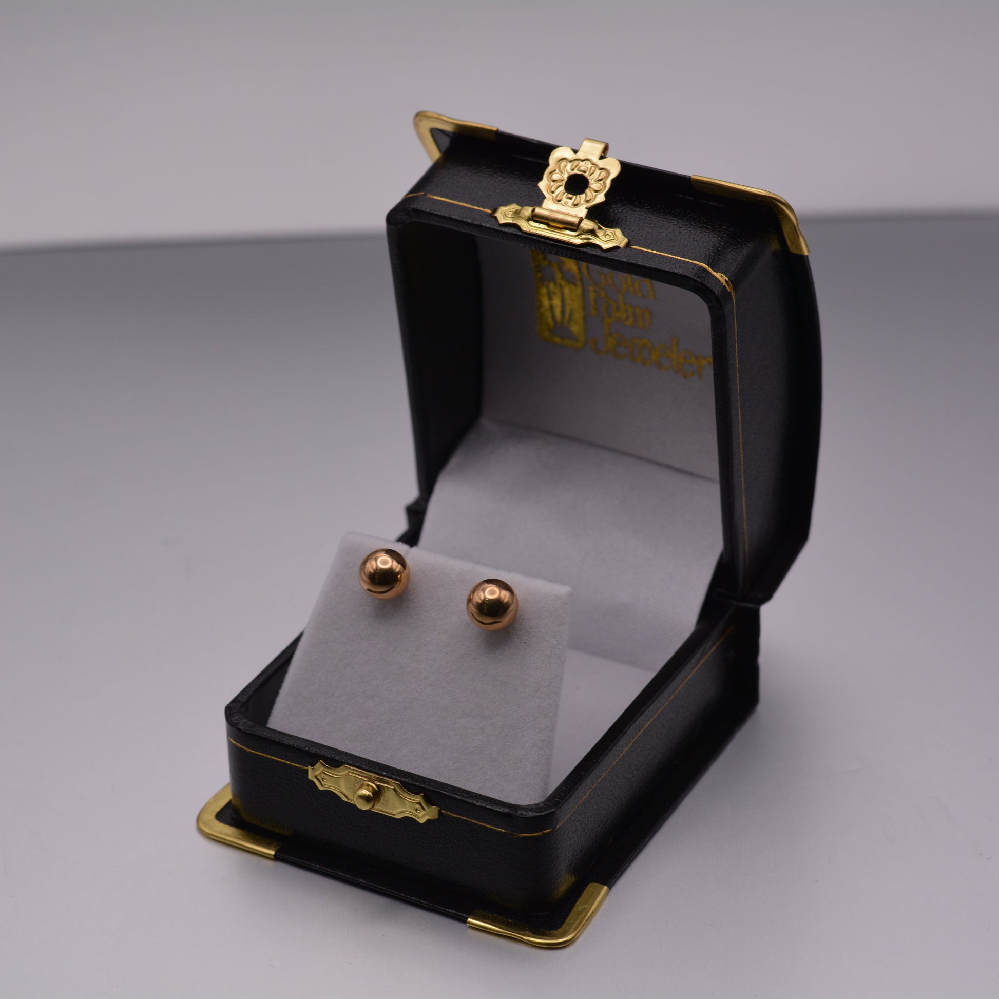 14KT Yellow Gold 7MM Ball Earrings